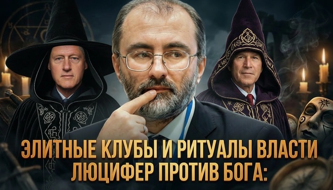 Постер к видео ЭЛИТНЫЕ КЛУБЫ И РИТУАЛЫ ВЛАСТИ. Люцифер против Бога | Вардан Багдасарян