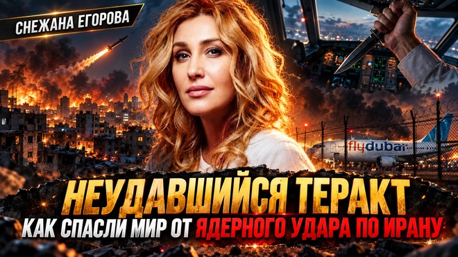 Постер к видео НЕУДАВШИЙСЯ ТЕРАКТ: КАК СПАСЛИ МИР ОТ ЯДЕРНОГО УДАРА ПО ИРАНУ | Снежана Егорова