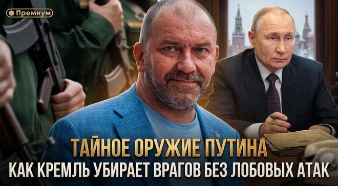Постер к видео ТАЙНОЕ ОРУЖИЕ ПУТИНА: как Кремль убирает врагов без лобовых атак | Александр Казаков