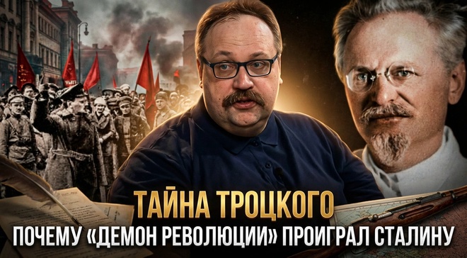 Постер к видео ТАЙНА ТРОЦКОГО: Почему «демон революции» проиграл Сталину | Фёдор Лисицын