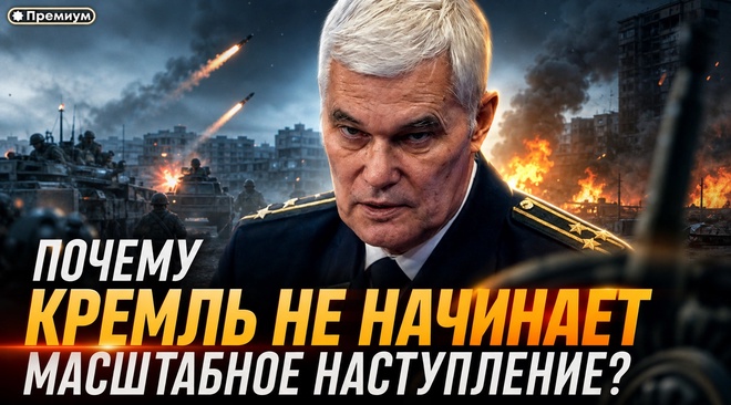 Постер к видео Константин Сивков | Почему Кремль не начинает масштабное наступление? | Актуальные События