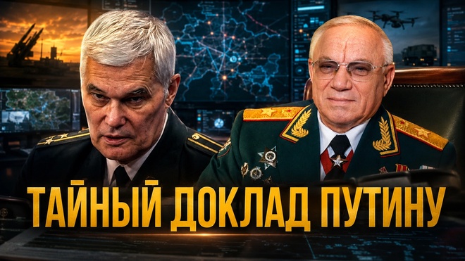 Постер к видео ТАЙНЫЙ ДОКЛАД ПУТИНУ! ЧТО СКРЫВАЮТ ОТ ГЛАВНОКОМАНДУЮЩЕГО? | Анатолий Куликов и Константин Сивков