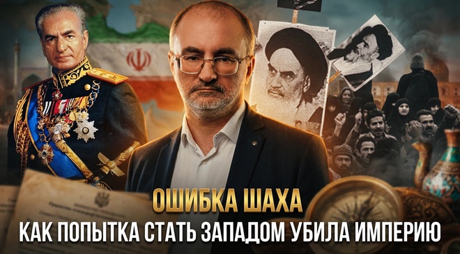 Постер к видео ОШИБКА ШАХА: Как попытка стать Западом убила Империю | Вардан Багдасарян