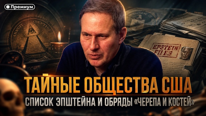 Постер к видео Александр Артамонов | ТАЙНЫЕ ОБЩЕСТВА США: Список Эпштейна и обряды «Черепа и костей» | Неочевидная история