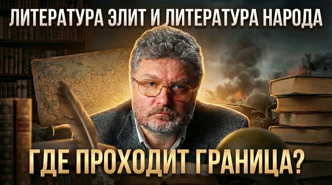 Постер к видео Литература элит и литература народа: где проходит граница | Юрий Поляков