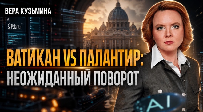 Постер к видео Ватикан vs Палантир: неожиданный поворот | Вера Кузьмина