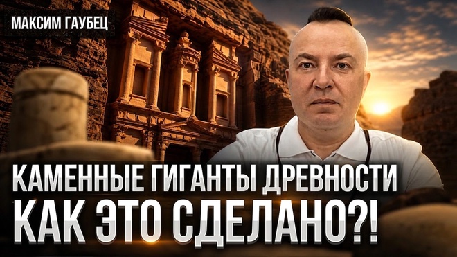 Постер к видео Каменные гиганты древности. Как это сделано?! | Максим Гаубец
