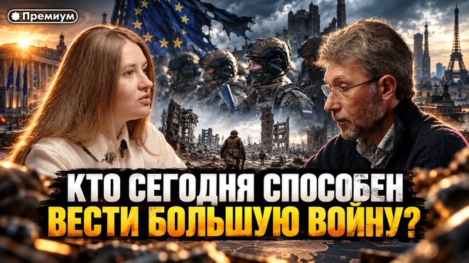 Постер к видео Роман Газенко и Инесса Дерменжи | КТО СЕГОДНЯ СПОСОБЕН ВЕСТИ БОЛЬШУЮ ВОЙНУ?