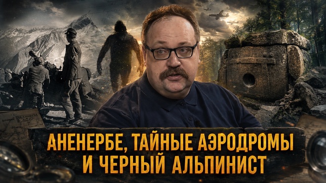 Постер к видео Аненербе, тайные аэродромы и Черный Альпинист | Фёдор Лисицын