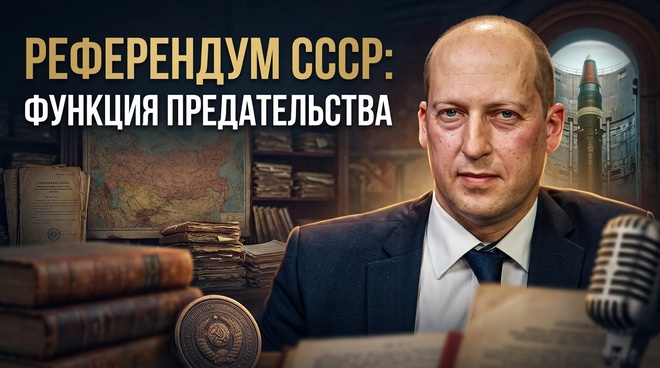 Постер к видео Дмитрий Аграновский | РЕФЕРЕНДУМ СССР: ФУНКЦИЯ ПРЕДАТЕЛЬСТВА