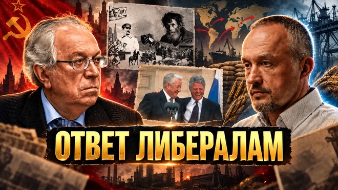 Постер к видео ОТВЕТ ЛИБЕРАЛАМ! Советский Союз хотел меняться, но не мог?｜Роман Голунов и Виктор Данилов-Данильян