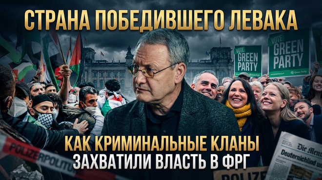Постер к видео СТРАНА ПОБЕДИВШЕГО ЛЕВАКА: Как криминальные кланы захватили власть в ФРГ | Виталий Волков