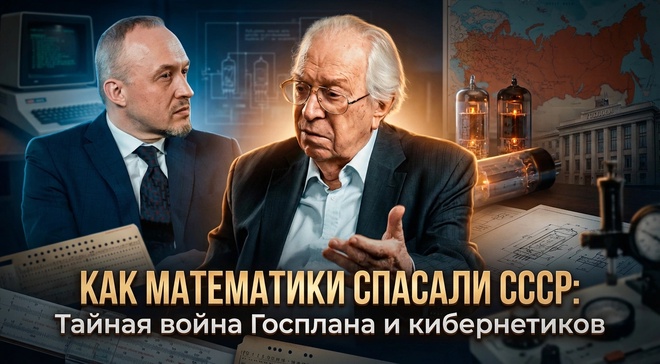 Постер к видео КАК МАТЕМАТИКИ СПАСАЛИ СССР: война Госплана и кибернетиков | Роман Голунов и Виктор Данилов-Данильян