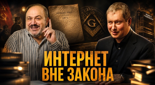Постер к видео ИНТЕРНЕТ ВНЕ ЗАКОНА. Золотой канал Кремля | Александр Колпакиди и Евгений Именитов