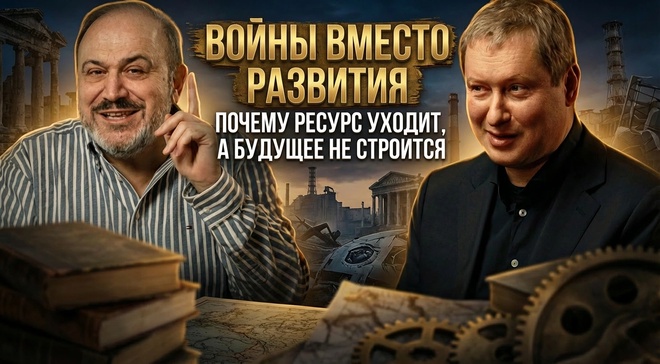 Постер к видео Войны вместо развития: ресурсы уходят, будущее не строится | Александр Колпакиди и Евгений Именитов